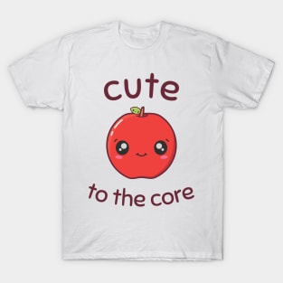 Cute To The Core Apple T-Shirt